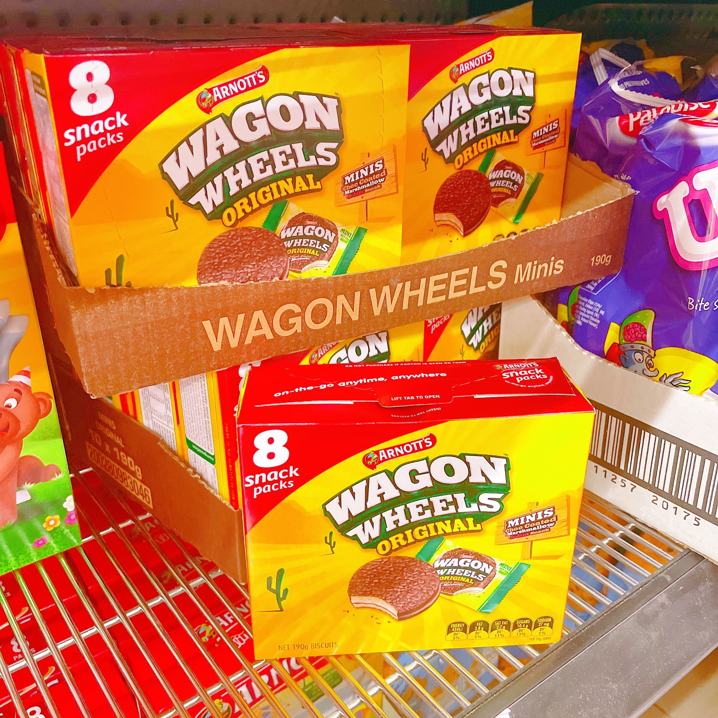 澳代购直邮Wagon Wheels棉花糖夹心巧克力派国名网红190g进口食品