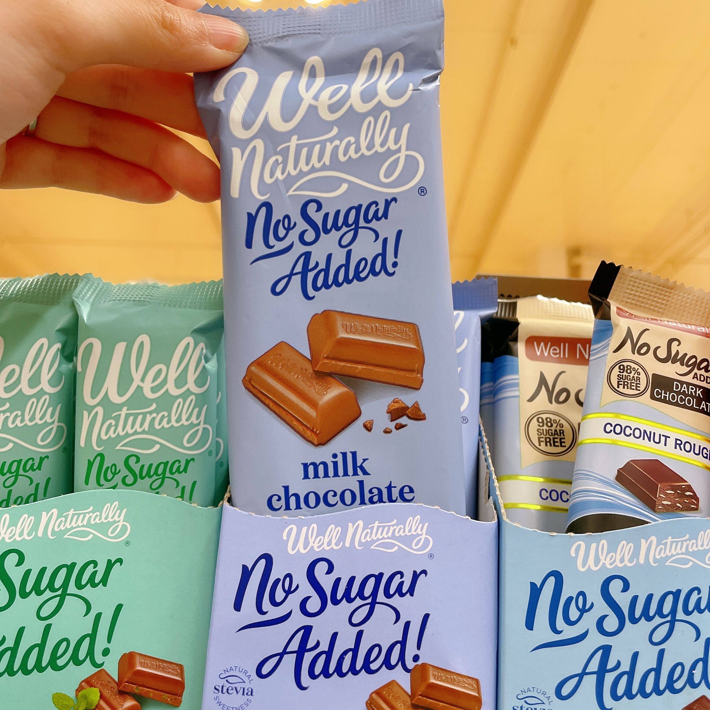 澳洲代购直发well naturally 健康薄荷树莓混合牛奶/黑巧克力 90g