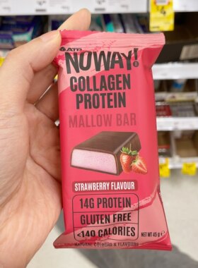 澳洲代购直邮ATP Science Noway胶原蛋白Collagen 低糖健身蛋白棒