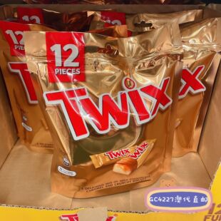 澳洲代购 直邮进口零食Mars牛奶焦糖夹心Twix巧克力棒11条独立159g