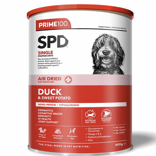 澳洲代购直邮PRIME100 Spd Duck And Sweet Potato 冻干狗粮 600g