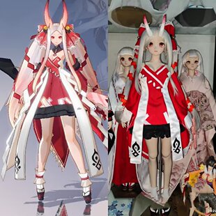 bjd3分4分6分娃衣定制cos服dd龙魂rd 熊妹番红花ob特体兵人小布