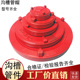 消防沟槽铁管件盲板盲片堵头封头卡箍堵头镀锌铁水管封口堵头管帽