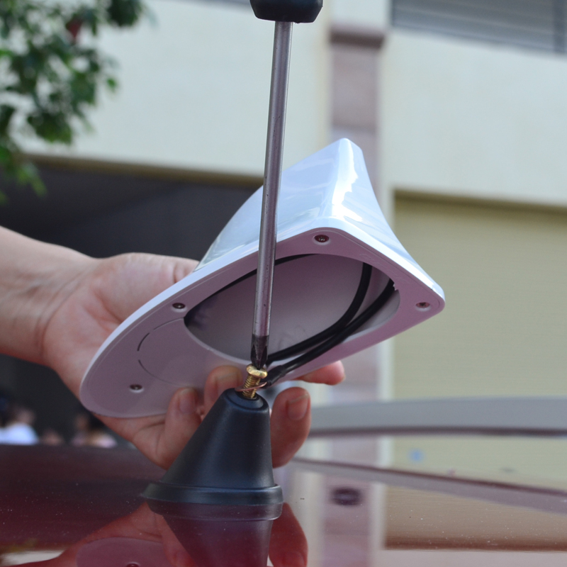 大众桑塔纳志俊专用汽车改装鲨鱼鳍尾翼天线内置收音信号线天线