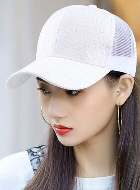 帽子女韩版潮百时尚搭鸭舌帽春秋夏网帽遮阳防晒太阳帽爆款棒球帽