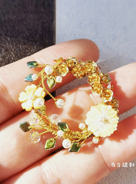 原创设计好月圆吊坠项链定制