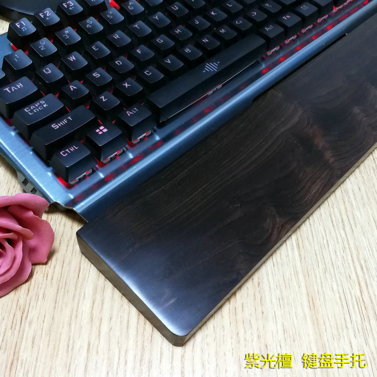 MECHANICAL KEYBOARD SOLID WOOD HAND SUPPORT WRIST WRIST PAD SUPPORT WRIST REST 104 PALM REST WOODEN REST 87 KEYS