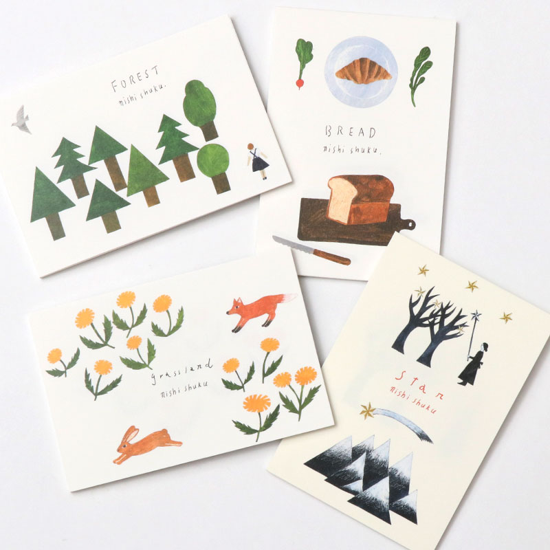 日本表现社明信片笺插画师作家