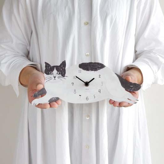 日本松尾时尚挂钟插画师作家装饰