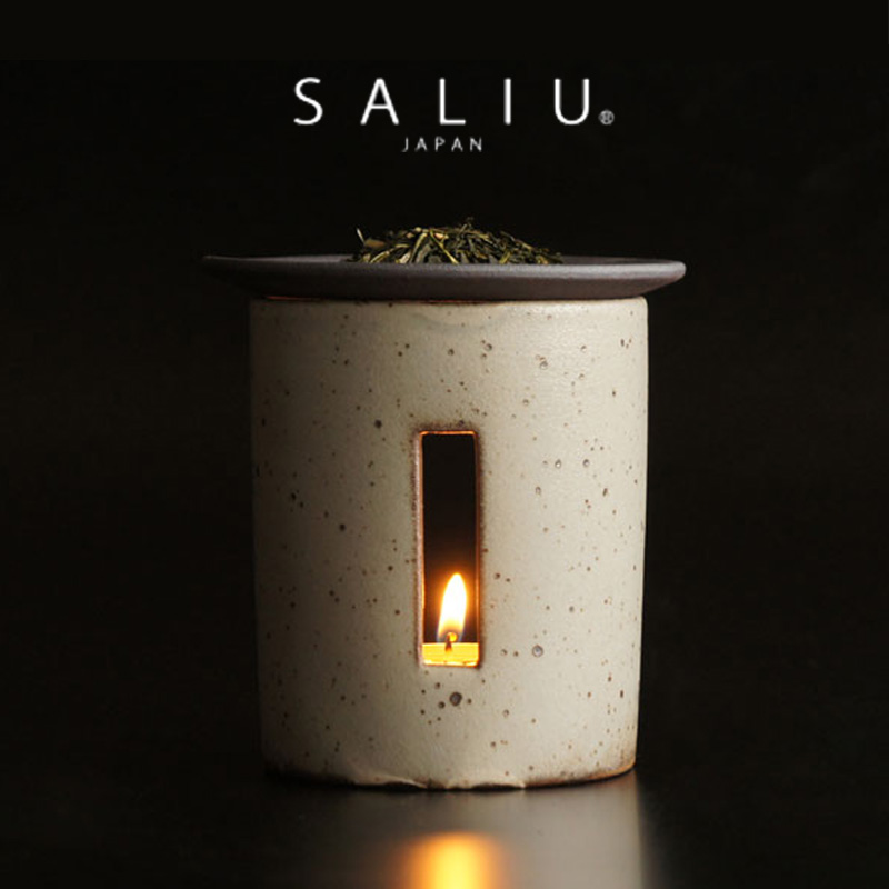 日本手工陶瓷saliu茶香炉烤茶炉