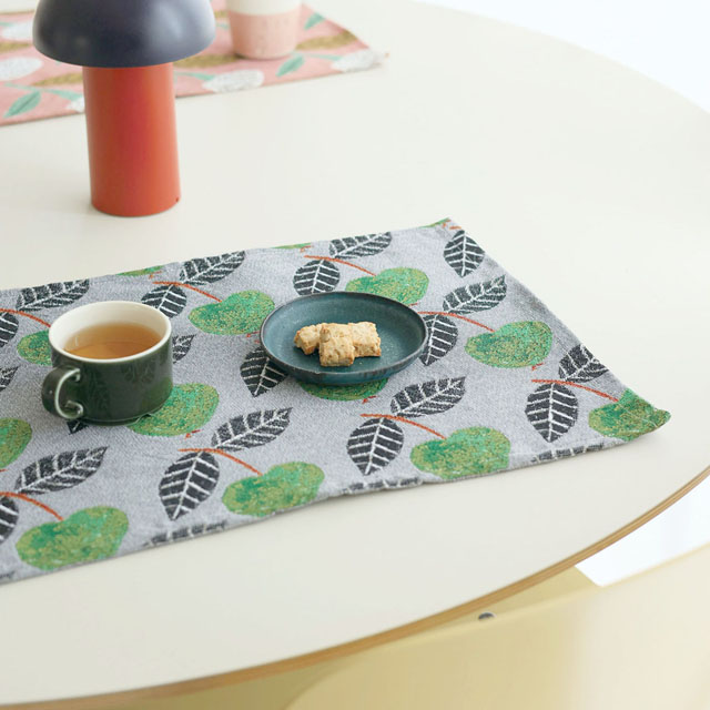 日本松尾美雪插画艺术家餐垫家用布艺田园风西餐隔热棉涤餐桌垫子