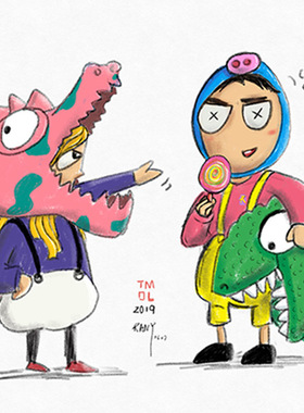 宣传海报/插画/生日礼物/原创/有趣