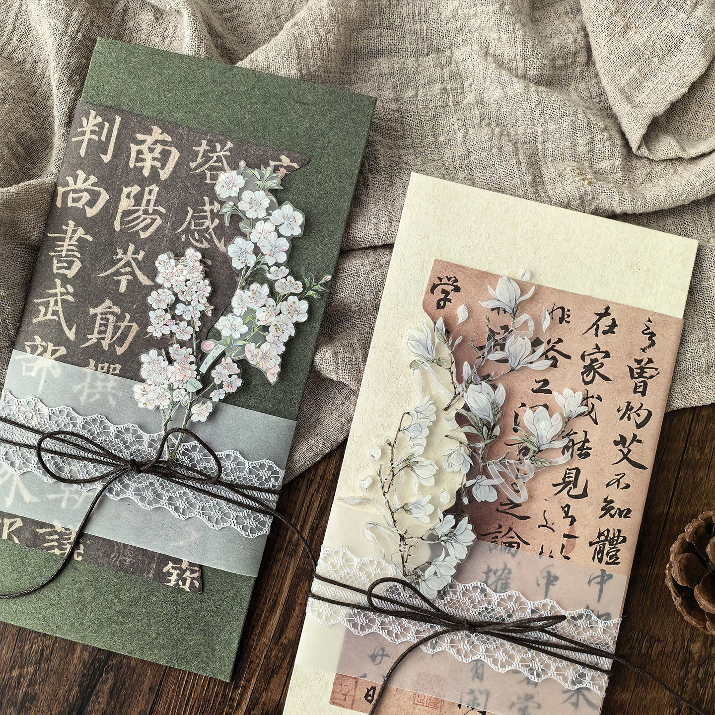 高级感古风牛皮纸信封信纸套装浪漫仪式感情书中式生日手写书贺卡