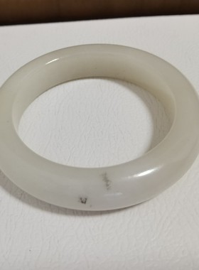 佘太白玉草花手镯54圈口精美女饰品天然玉石民族风现货不退换秒