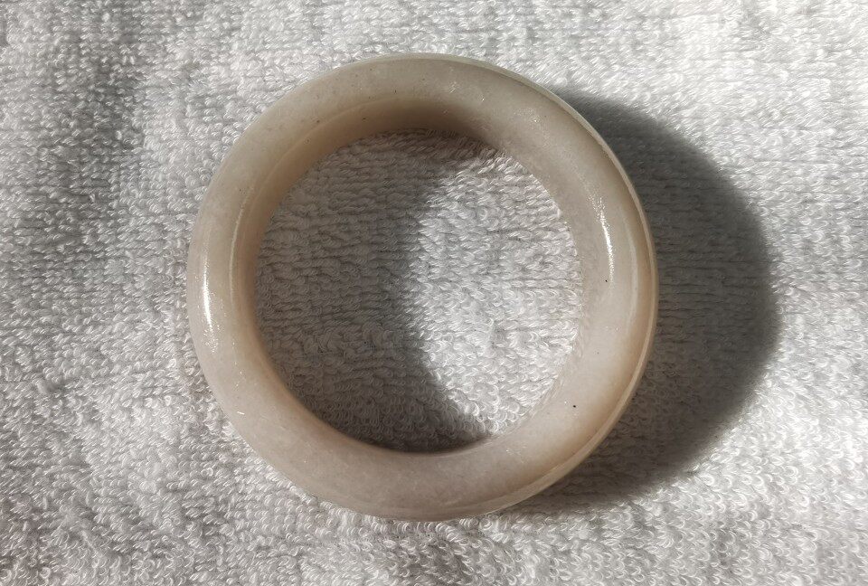 佘太翠三彩玉手镯特色60圈全品女饰品民族风现货天然玉石不退换秒