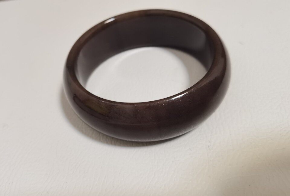 佘太翠三彩玉手镯宽轮胎女饰品纯天然玉石民族风现货60圈不退换秒