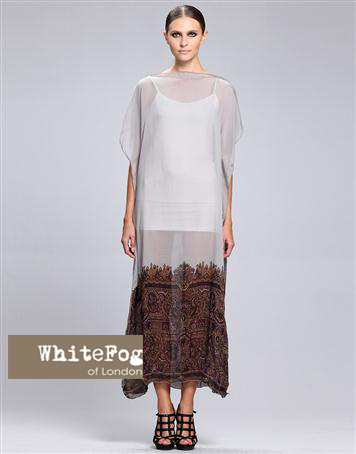 WhiteFogÏÞÁ¿°æ2012´ºÏÄÉè¼ÆÊ¦¿îÕæË¿³¬ÏÉÆ®Òݶ¨Î»Ó¡»¨Á¬ÒÂÈ¹ÌØ¼Û