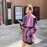 2C077-3093新款主推款70毛双面呢大衣P275K408，女装毛呢外套，2C077