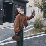 2C077-3036新款主推款两面穿短款棉服P185K278，女装棉衣/棉服，2C077