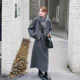 2C077-3062新款主推款90绒羽绒服套装P305K458配毛领，女装羽绒服，2C077