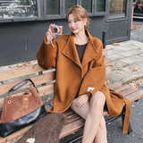 2C077-3006新款主推款70毛双面呢大衣P255K378，女装毛呢外套，2C077