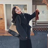 2C077-3003新款主推款70毛双面呢大衣配围脖P255K378，女装毛呢外套，2C077