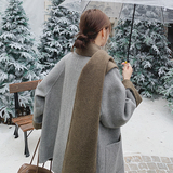 2C077-2598新款主推款70毛双面呢大衣外套P275K399，女装毛呢外套，2C077