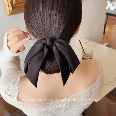 高级感简约百搭法式气质时尚缎面