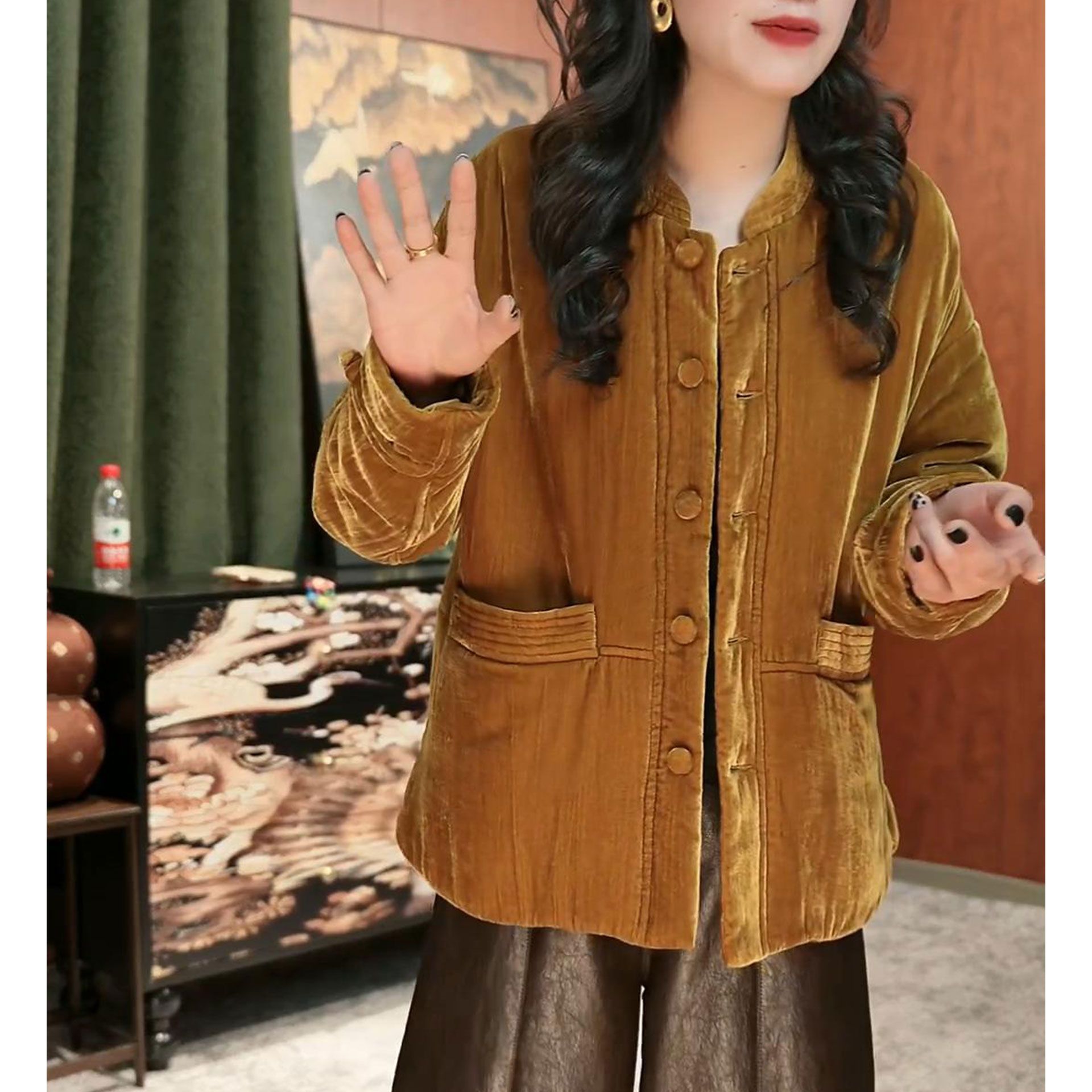 冬季新款时尚洋气宽松显瘦上衣潮