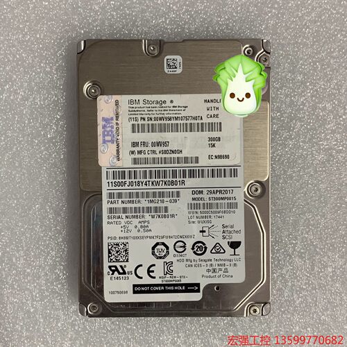 （宏强工控）希捷 ST300MP0015