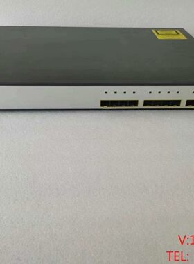（宏强工控）思科WS-C3750G-12S-S交换机，机器测试正常使用，