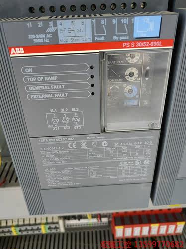 （宏强工控）ABB 软起动器：PS S 30/52-690L，新柜拆机2电子