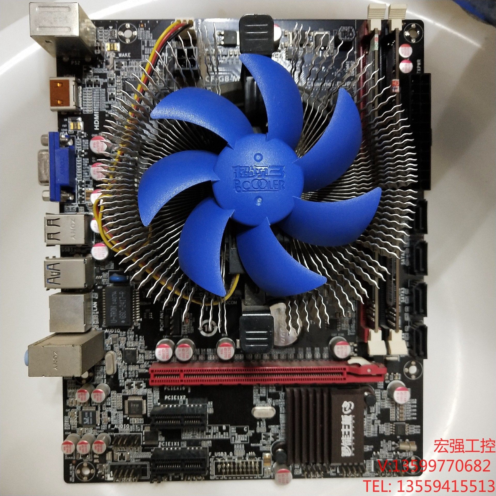 七彩虹b85k主板带挡板 四代i3处理器 8g内存条2?4g