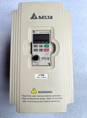 （宏强工控）台达变频器VFD037M43A    变频器3.7Kw，正常