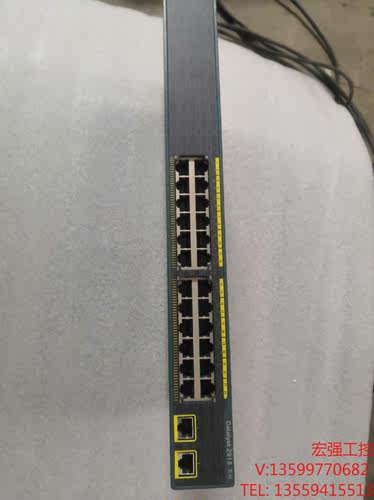 （宏强工控）Cisco/思科2918，24囗百兆2囗千兆功能正常，二手物