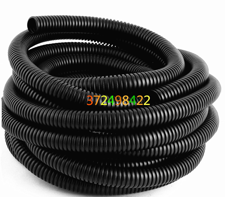 内经32mm汽车改装线束波纹管螺纹隔热波浪管PP阻燃耐高低温穿线管