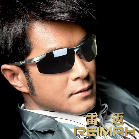 2025新运动男士太阳镜男偏光开车司机墨镜潮人铝镁男偏光太阳眼镜