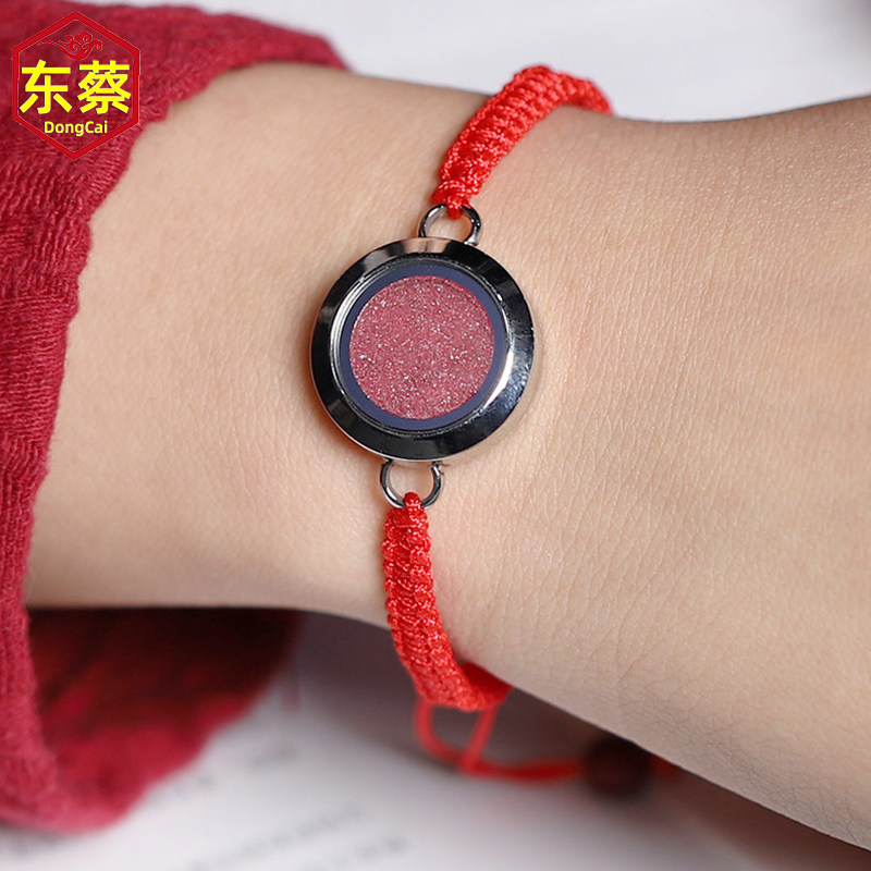原矿朱砂紫金砂嘎乌盒红绳手链女编织手绳本命年礼物手串男首饰 - 东海县东蔡水晶珠宝有限公司企业店出品