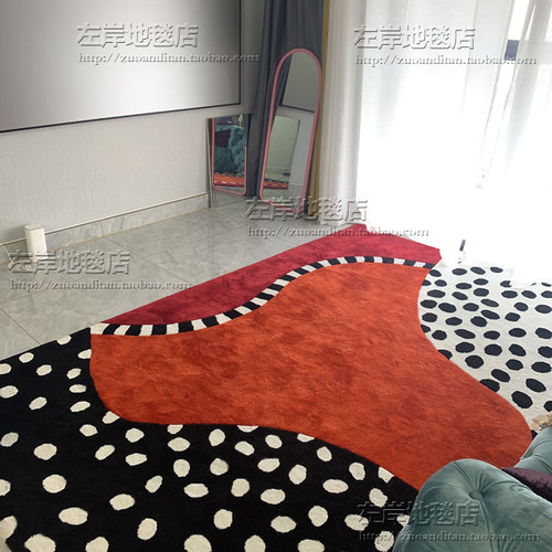 厚实手工地毯家用手工地客厅现代