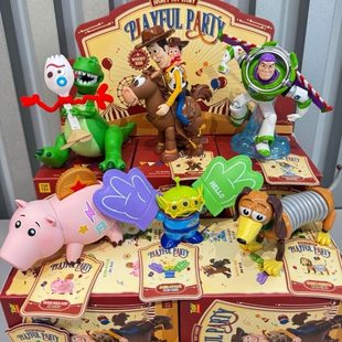 TOPTOY迪士尼玩具总动员玩心时刻系列潮玩桌面摆件盲盒女生礼物周