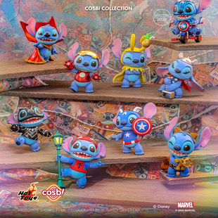 新品HotToys漫威漫画漫威史迪奇COSBI迷你盲盒手办潮玩具电影礼