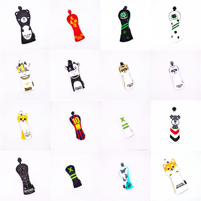 特价高尔夫球杆套小鸡腿帽套防水皮革铁木杆小木杆杆头保护套