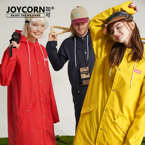 joycorn长款全身旅游徒步雨衣