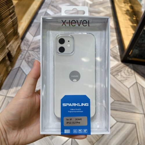 X Level晶莹适用苹果iPhone12 手机保护壳高清透明塑料硬壳外套全包边防摔简约摄像头加高