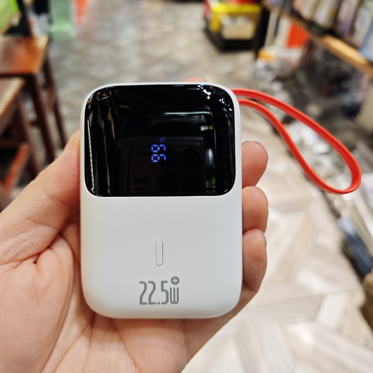 帝充DY5苹果17 16手机PD快速迷你闪充电宝自带双数据线挂绳22.5W