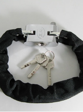 铁链锁单车链条锁摩托车锁电动车锁自行车锁防盗锁钢防撬锁电单车