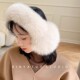 冬季 男女全真毛皮草耳罩暖耳耳罩耳套耳捂 保暖整皮狐狸毛大耳包