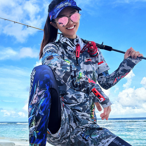 coolfish钓鱼短袖冰丝路亚钓鱼服
