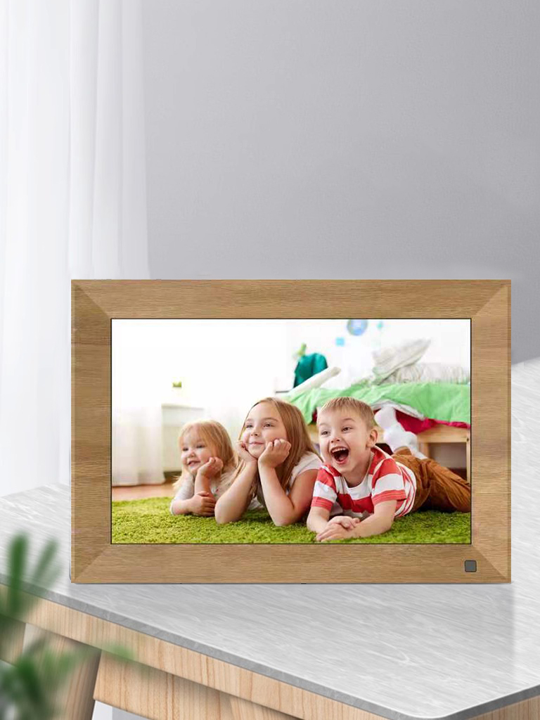 10 inch digital photo frame, image frame, touch screen, networked WIFI, mobile phone, remote wireless transmission, high-definition electronic photo album, picture frame