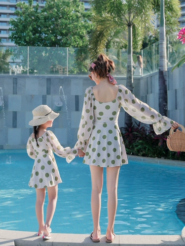 Корейская версия консервативная волна точка солнцезащитный приморский купальник